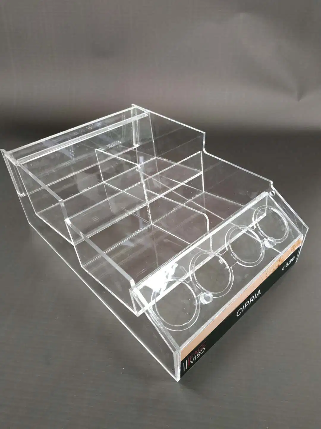 Boîte de présentation en plastique transparent boîte de vente au détail pour les bâtons à lèvres