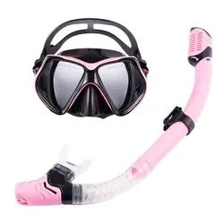 Tempered Glass Silicone Snorkeling Diving Equipment