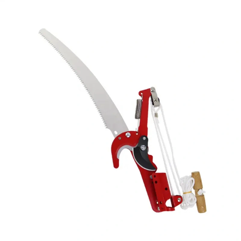 Manual Pole Saw Long Reach Handle Bypass Pole Tree Pruner