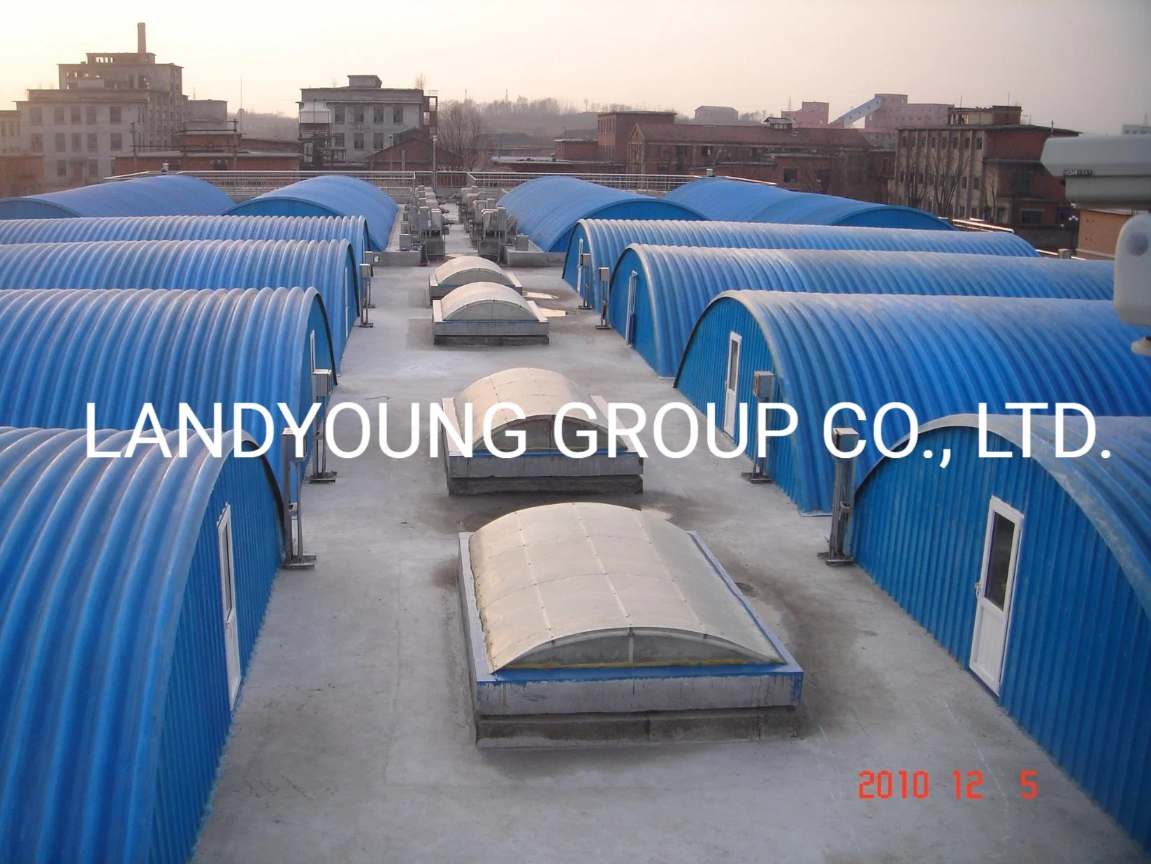 Customized Glassfiber Wastewater Tank Cover FRP GRP Odor Collection Cover