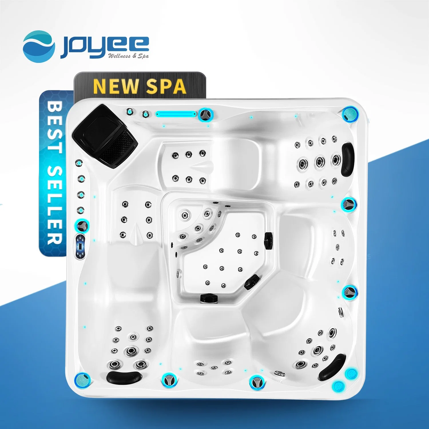 Joyee Europe Free Sex 5 People Home Outside Jet Whirlpool SPA Bath Outdoor Hot Tub SPA