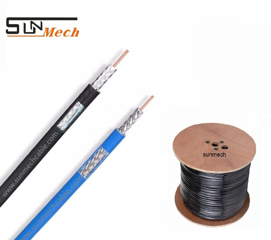 CCTV Cable 1.02bc Coaxial Cable 18AWG 20AWG Coaxial Cable CATV Cable RG6 Rg59 Rg58 TV Cable