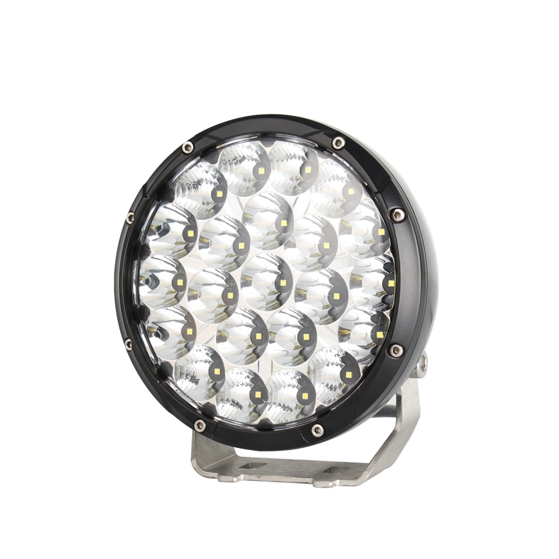مصباح القيادة LED المستدير بجهد 12 فولت/24 فولت وقدرة 7 بوصات بقدرة 66 وات للخدمة الشاقة لمدة UTV (GT17213) من نوع SUV ATV