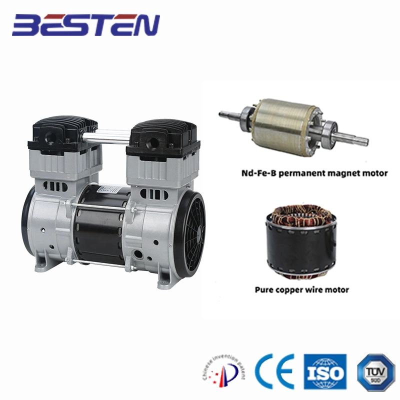 Compressor de Ar Industrial do Pistão Kompresor Pemampang Udara Tanpa Minyak AC 440V 380V 50Hz 60Hz 8HP 6HP 8bar Kabel Tinggi Cobre