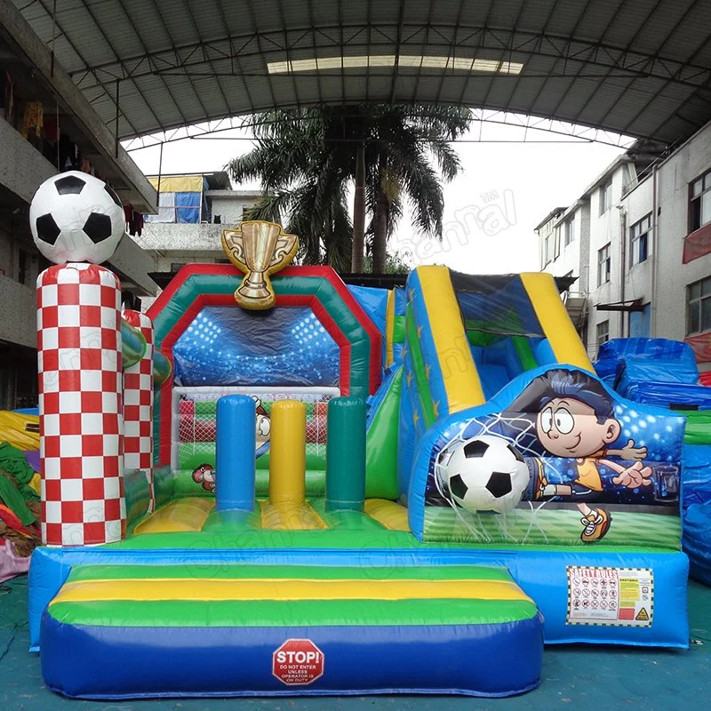 Os fabricantes Bouncers infláveis Futebol bungee jump Acessórios Jogos Trampolim House Slide insufláveis brinquedos