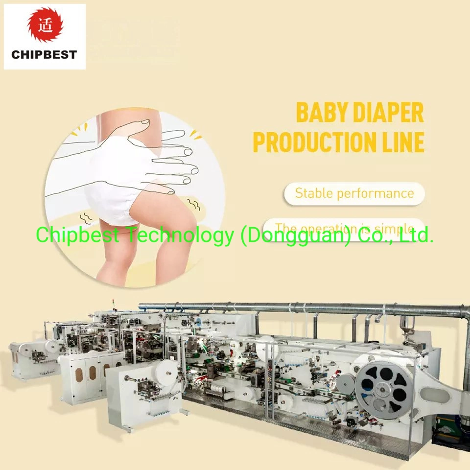 Herstellung Couche Bebe Baby Pull up Windel Produktionslinie voll Servo Baby Windel Herstellung Maschine Windeln Produktionslinie mit Low Preis