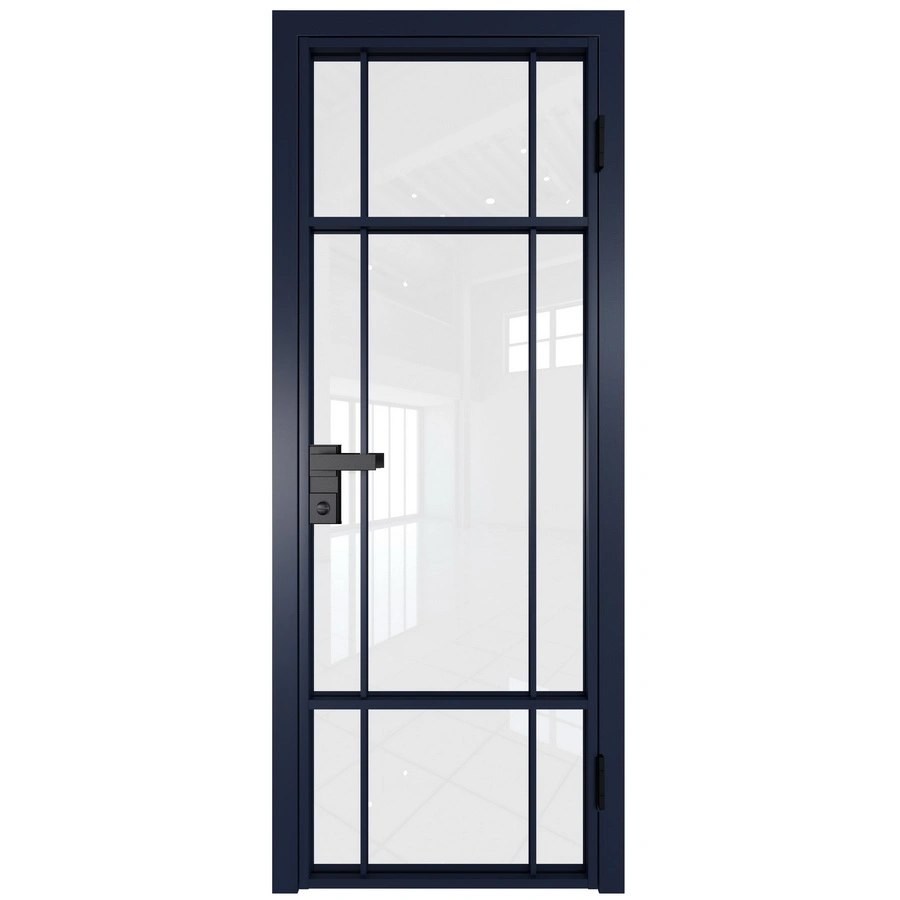 New Design Custom Color Popular Glass Double Hung Aluminium Side Door