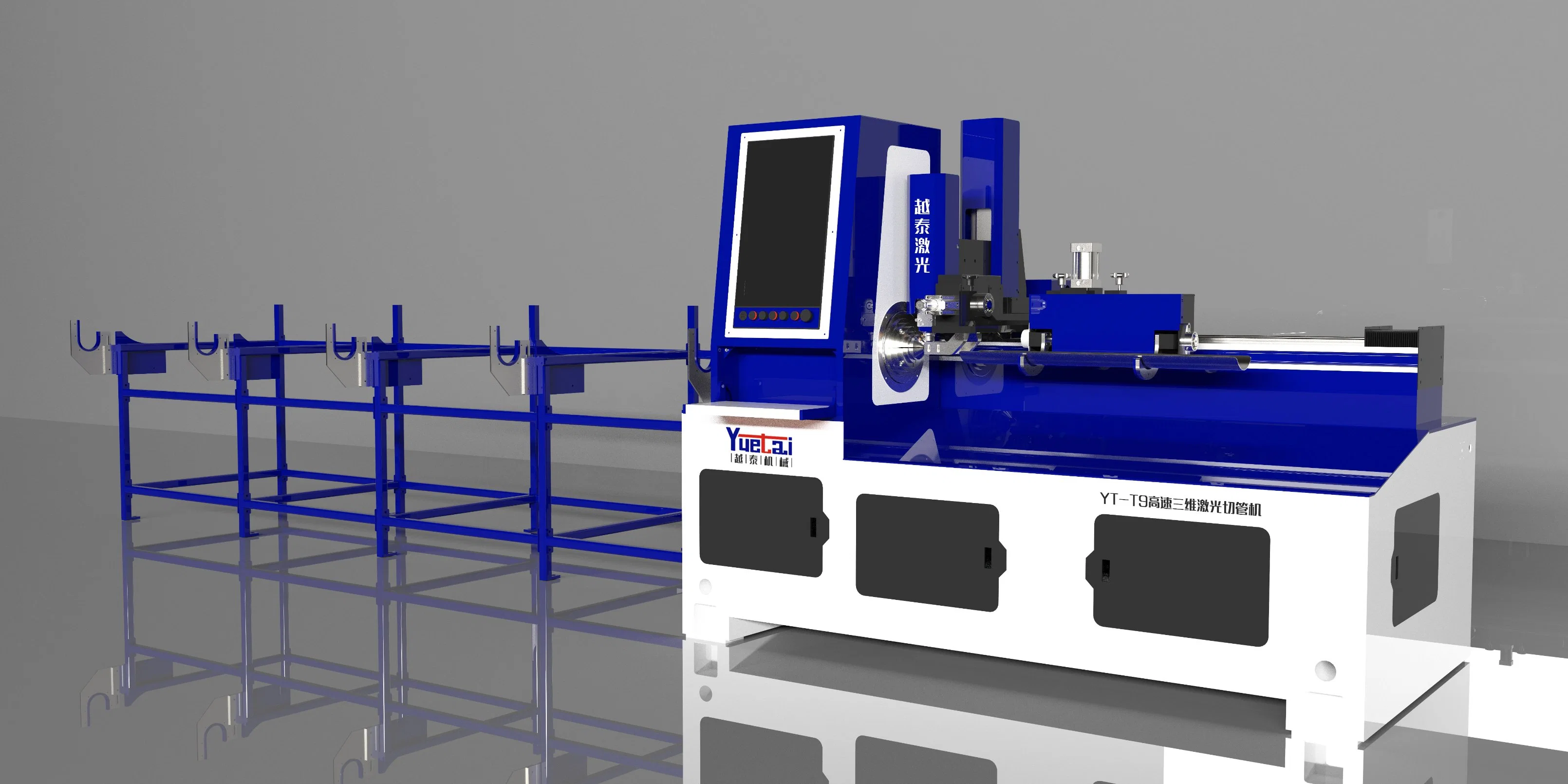 Manufacture Sells CNC Fiber Laser Cutting Machine for Pipe and Tube Metallic Processing Machinery with Servo System