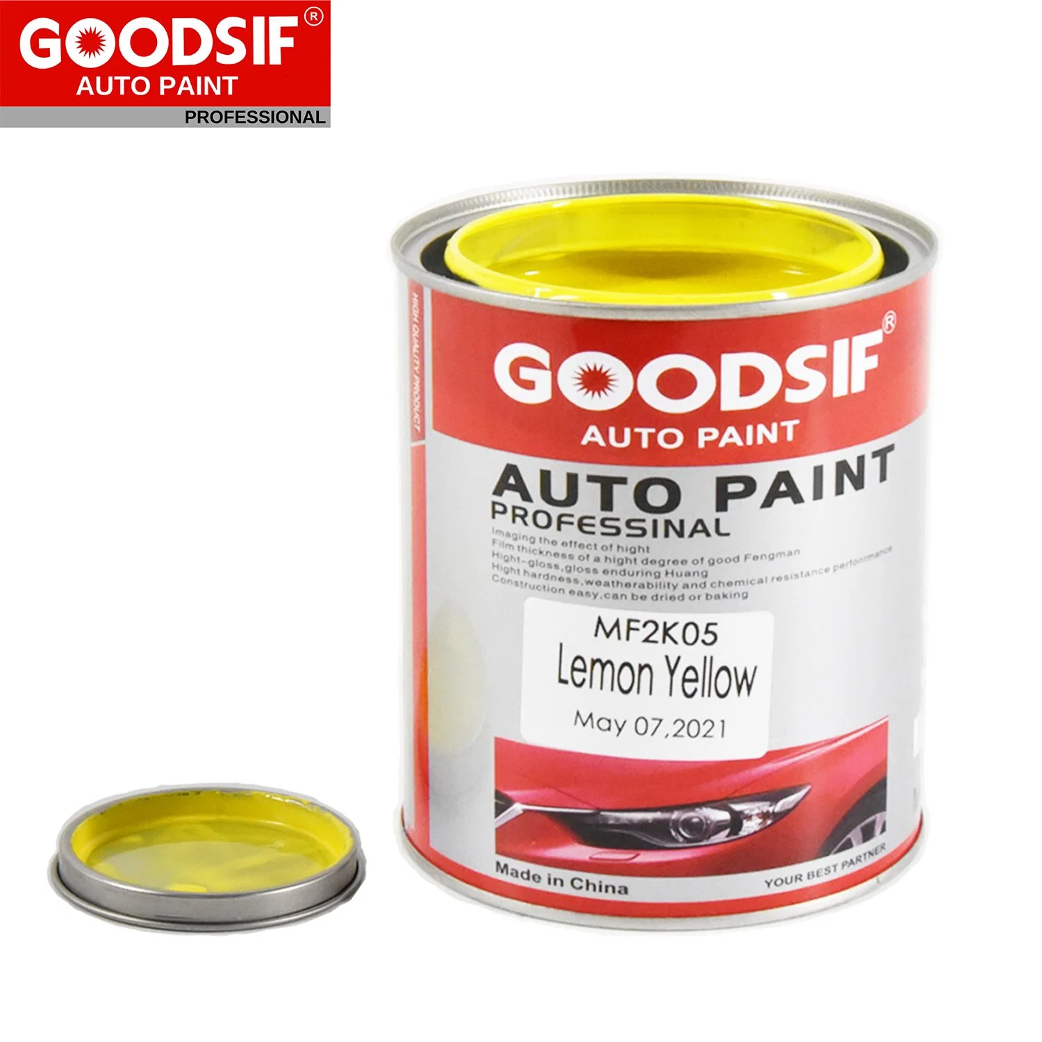 High Solid 2K satinado satinado acrílico pintura coche endurecedor de barniz de retoque automotriz diluyentes Auto fábrica de pinturas