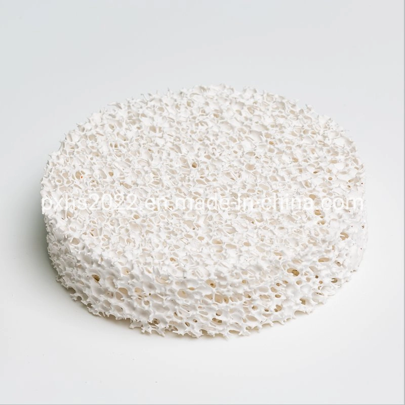 Chine fabrique Alumina matériau filtre céramique DIA100*20mm 10-60ppi