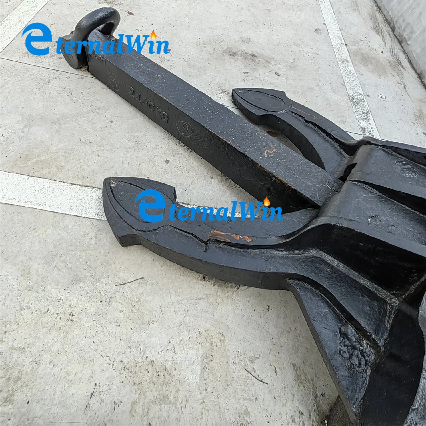 Marine Parts Sea Black Delta Flipper Anchor Marine Anchor for Marine Ship