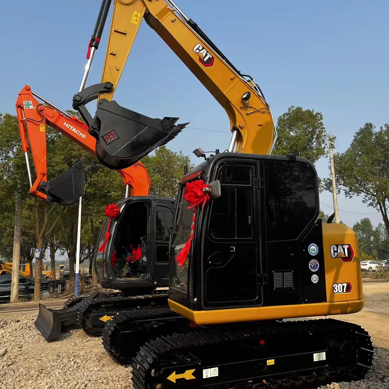 الحفار الصغير المستخدم Cat 307 الأكثر مبيعًا بوزن 7 أطنان أوكازيون Cat 306 Cat 307 Cat 308 Cat 320 الحفار المستخدم