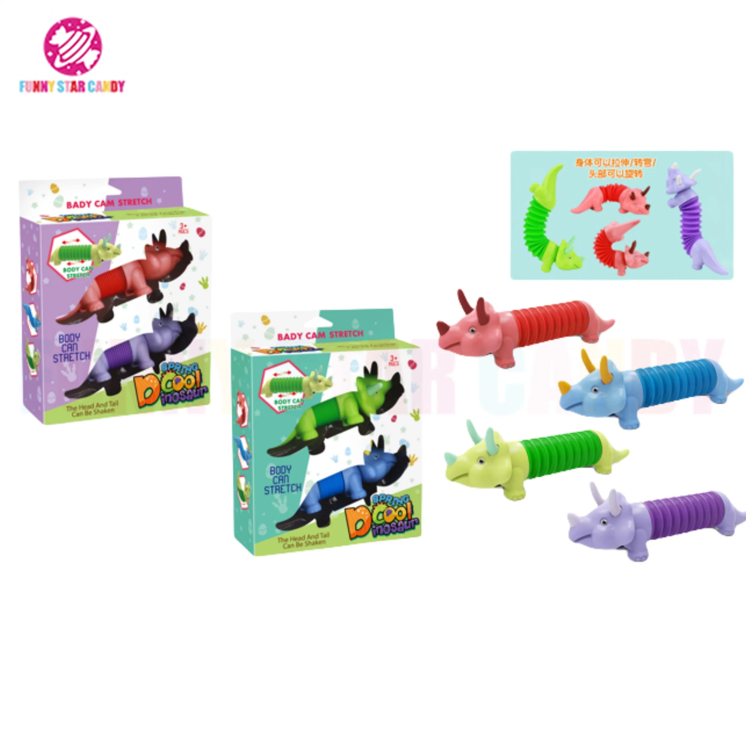 for Kids Factory Telescopic Dinosaur Toy (two PCS box packing)