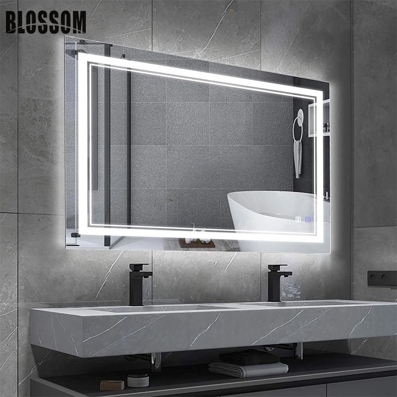 Wholesale/Supplier Bathroom Smart Backlit LED Lighted Vanity Furniture Decorative Wall Mounted Glass Mirror