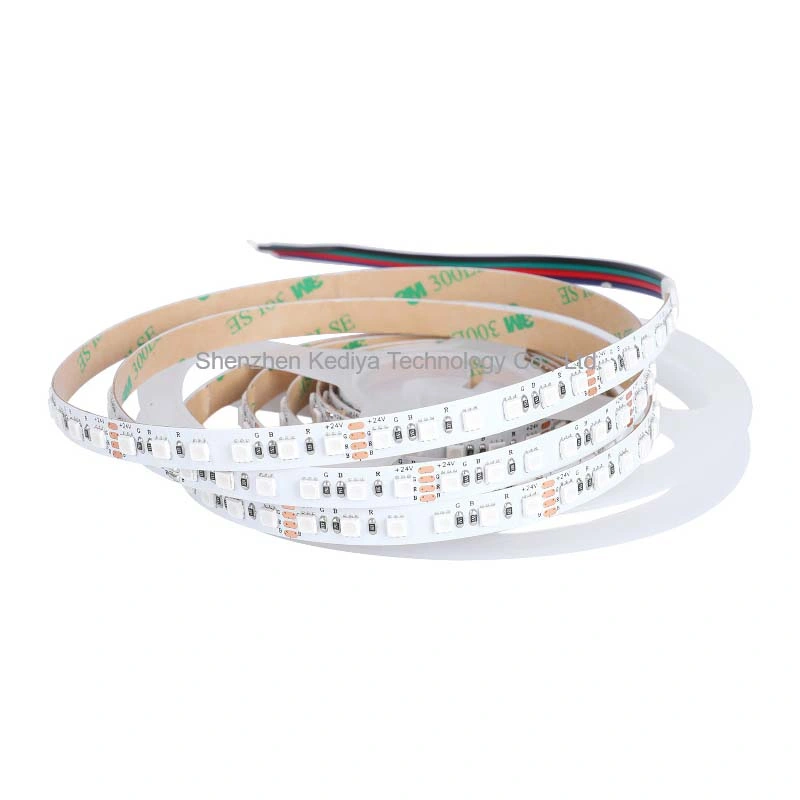 RGB Flexible Waterproof LED Strip 24V RGB 3838 120LEDs 14.4W/M 5m/Roll Outdoor Decoration LED RGB Light Strip with FCC CCC LVD EMC RoHS CE Certification