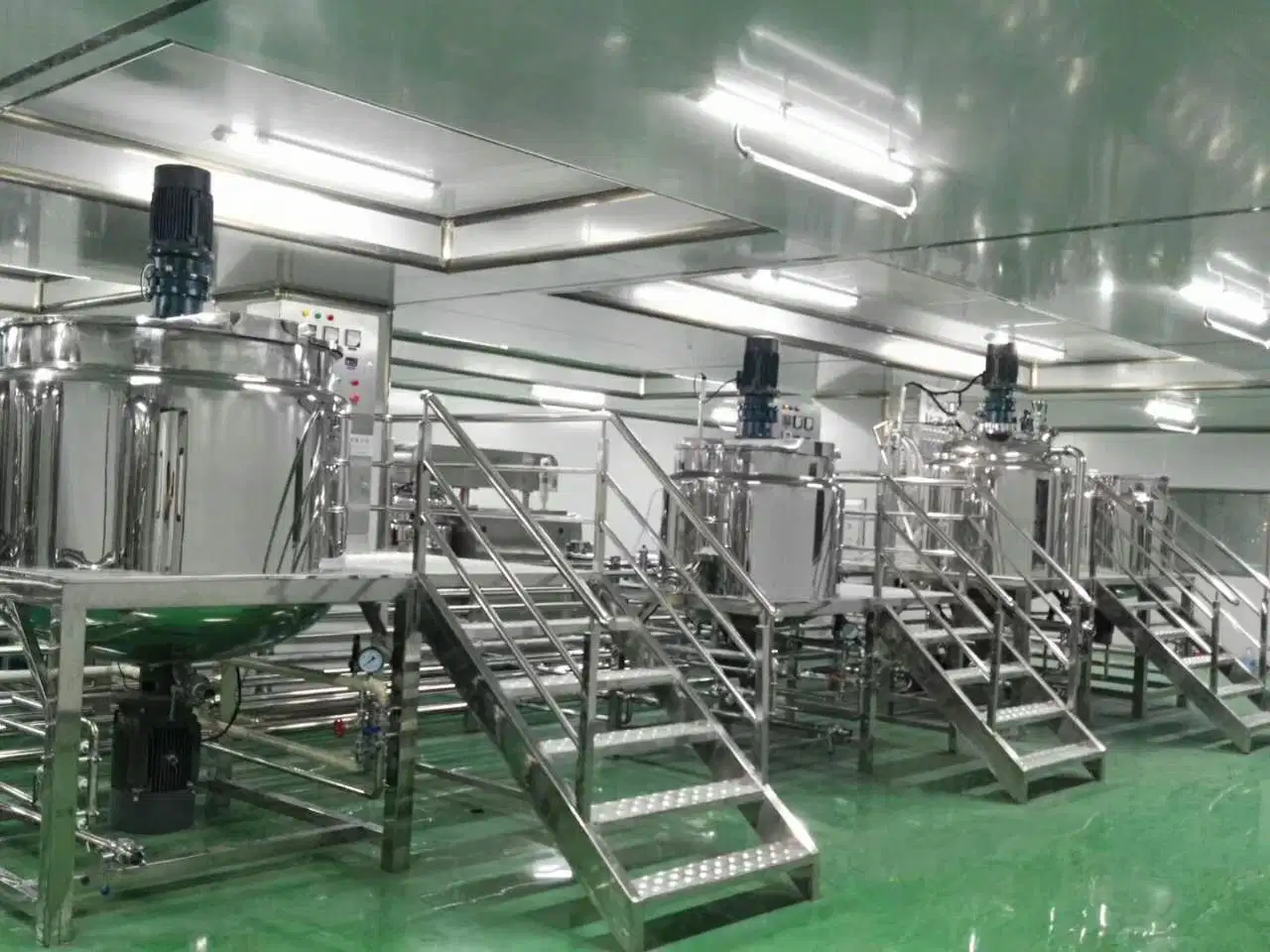 200L 500L 1000L Dispersing Electric Heating Cosmetic Shampoo Making Machine Liquid Homogenizer Mixer