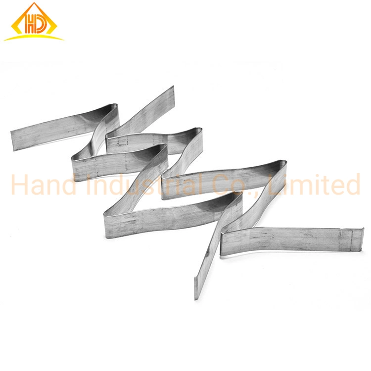 Stainless Steel Zigzag Flat Folding Leaf Spring Clips Parts Sheet Metal Spring