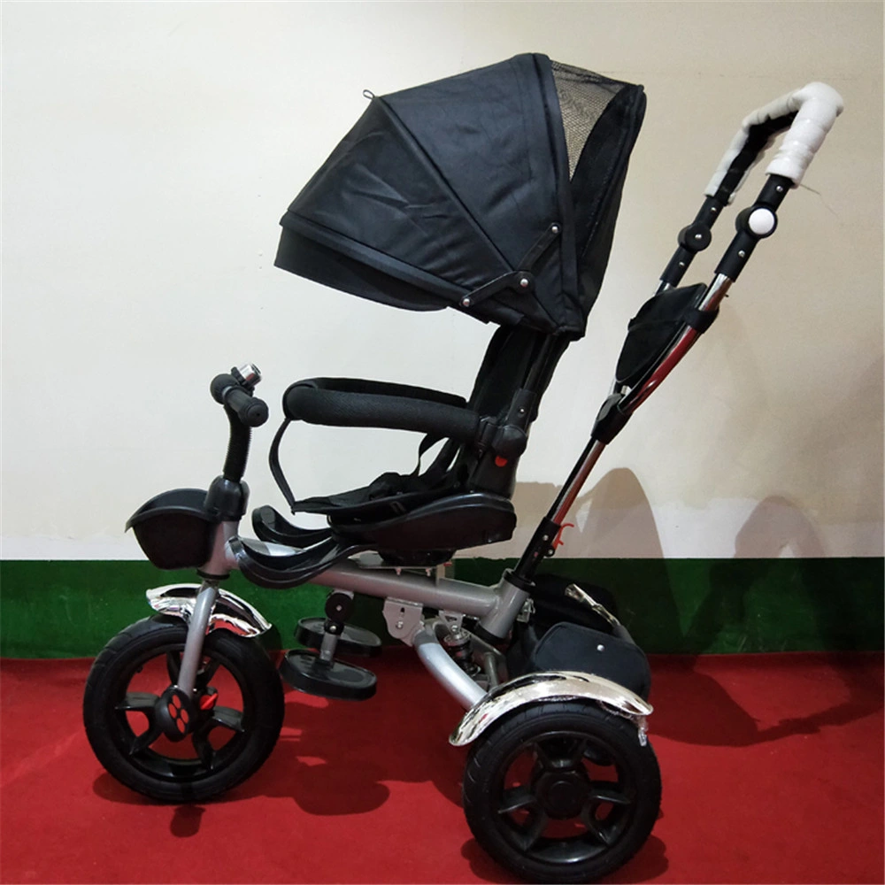 New Design Small Model Baby Toy Kids Children Tricycle Kid 4 in 1 with Push Handle