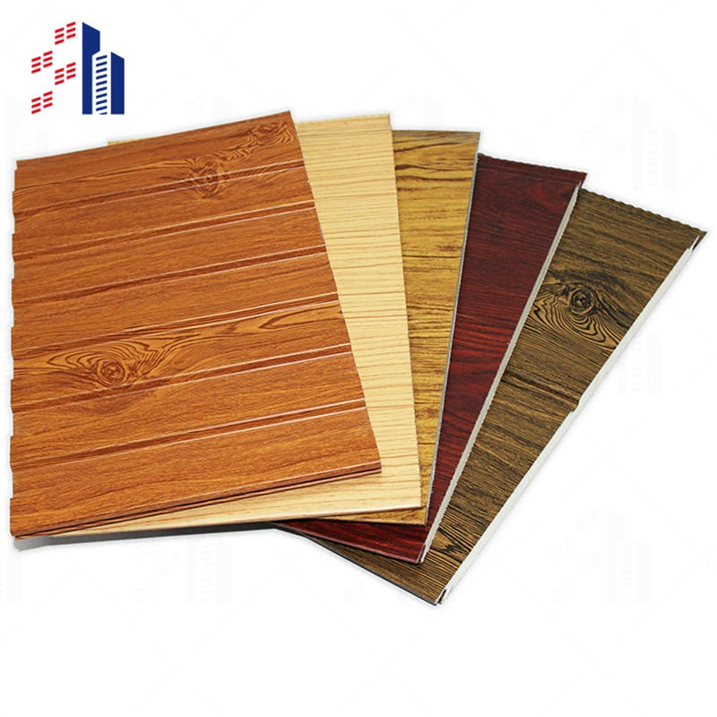 16mm Brick Pattern Wall Exterior Wall Board Waterproof Polyurethane Sandwich Panels