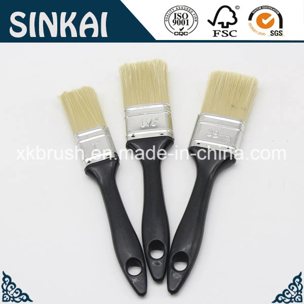 Plastic Brush with White or Black Filaments