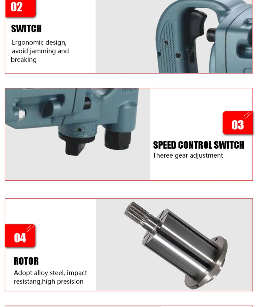 Obbl Air Power Tools 1 3/4 Inch Pneumatic Impact Wrench