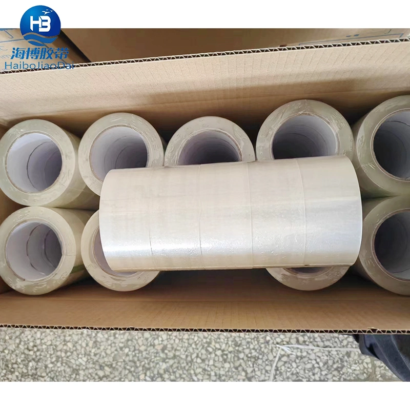 Strong Adhesive High Performance with Synthetic Rubber Resin Waterproof BOPP Clear Packing Adhesive Tape Price