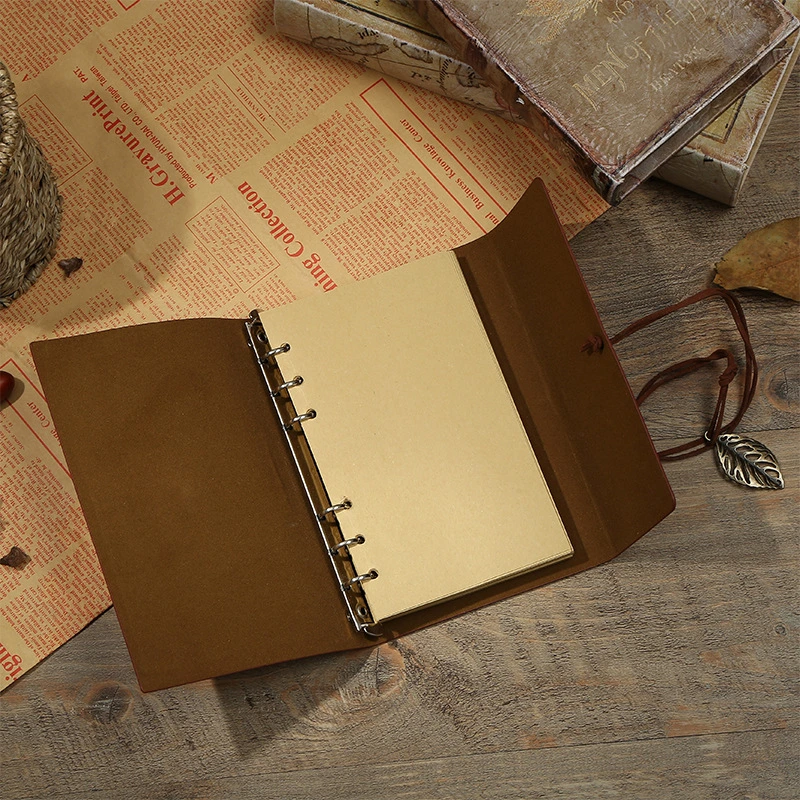 Leather Classic PU Diary Travel Journals for Office Stationery