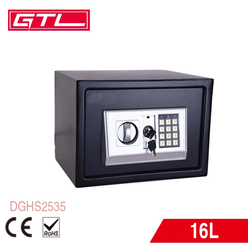 High Security Steel Small Strongbox Home Office Digital Cash Box Electronic Fireproof Safe Box (DGHS2535)