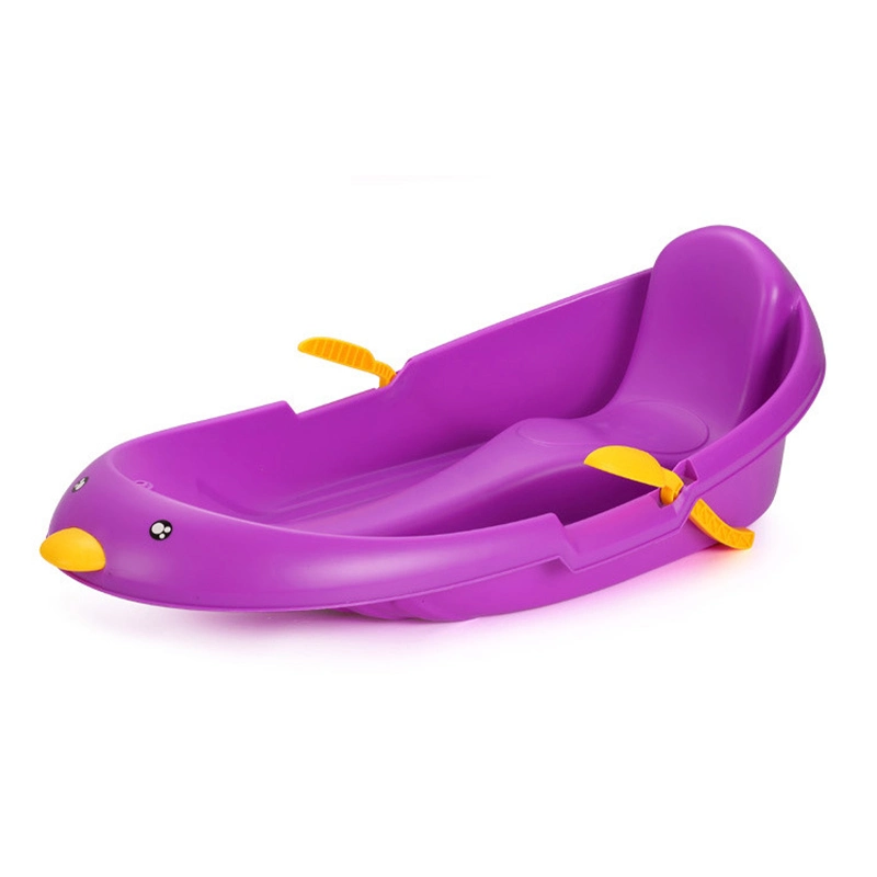 Hot Sale Penguin Adult Size Plastic Snow Sled Sledge