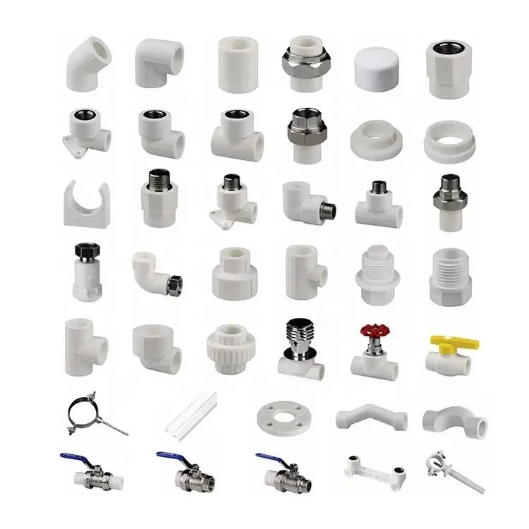 PPR PVC Food Grade Plastic 1/4 3/8 1/2 Inch Elbow Push to Pipe Tube Fitting for Homeuse RO Water Pipe