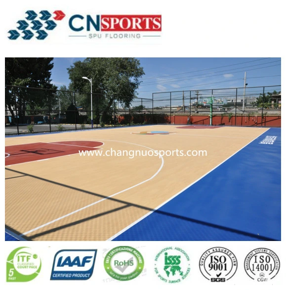 2022 Hot Sale Professional Customized Wood Texture Basketball Court