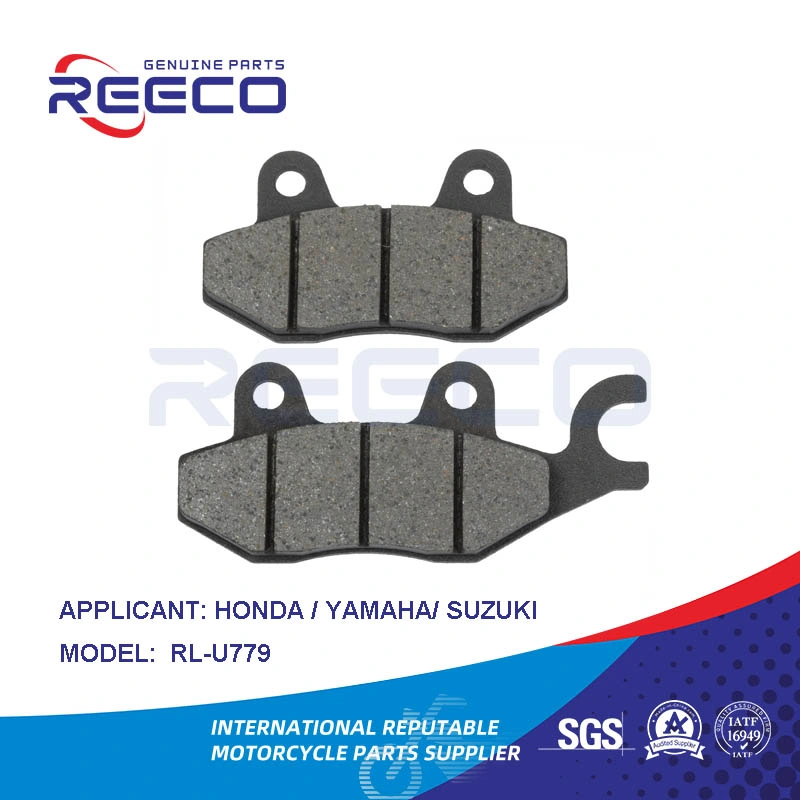 Reeco Motorcycle Spare Parts Non-Asbestos Motorcycle Brake Pad Rl-U779 for Honda YAMAHA Suzuki Bajaj Tvs