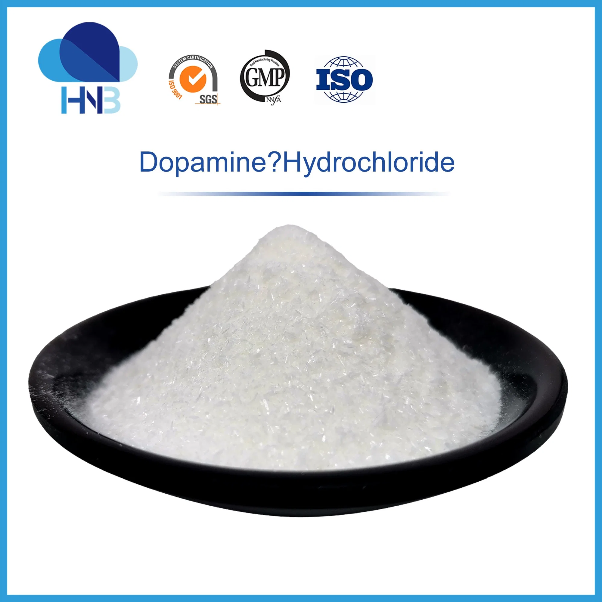 GMP Factory Pharma Dopamine CAS 80214-83-1 Strength Product 99% 3-Hydroxytyramine HCl