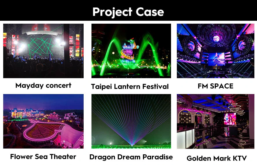 RGB 5W Full Color Animation Laser Projector with RGB Full Color Club Show Light