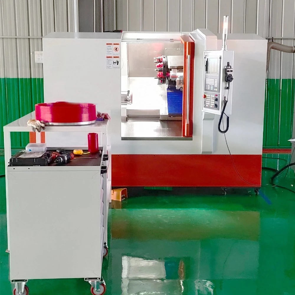 Máquina de vedação de óleo de borracha PU NBR com elevada precisão Solução CNC girando Lathe vedação Máquina de fabricação com Software