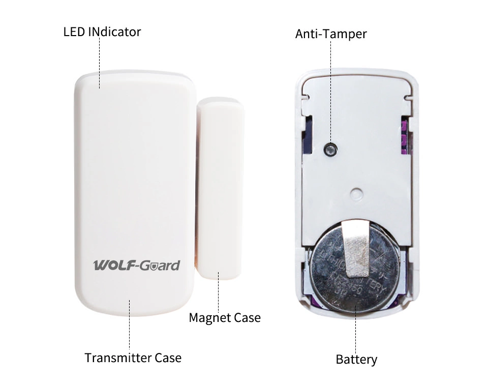 Wireless Wire Smart Door Window Magnetic Gap Detector Mc-06A
