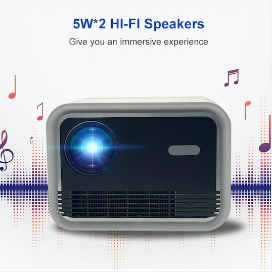 Hot Sale Wireless 3D LED Mini Projector Full HD Home Theater Projector