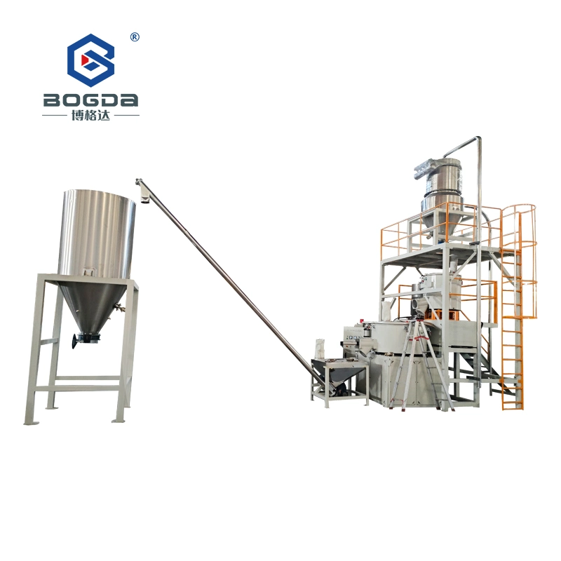 Automatic Plastic Powder Weighing Feeding Mixing System PVC WPC Door Frame Window Profile Extrusion