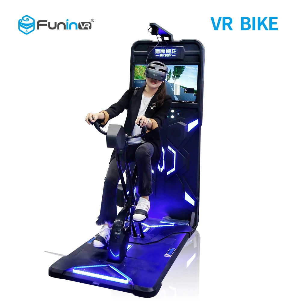 Funinvr Vr Racing Bicycle Exercise 9d Virtual Reality Bike with Screen for Advertising