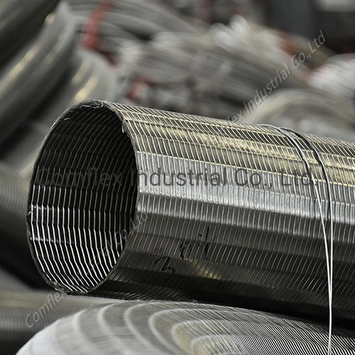 High quality/High cost performance  Polgonal Interlock Stainless Steel Metal Flexible Exhaust Pipe#