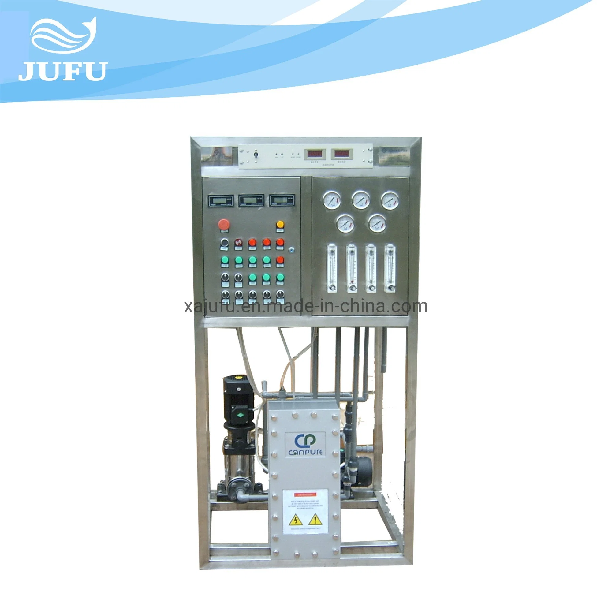 El agua de laboratorio Deionizer planta de ósmosis inversa agua ultrapura equipo EDI