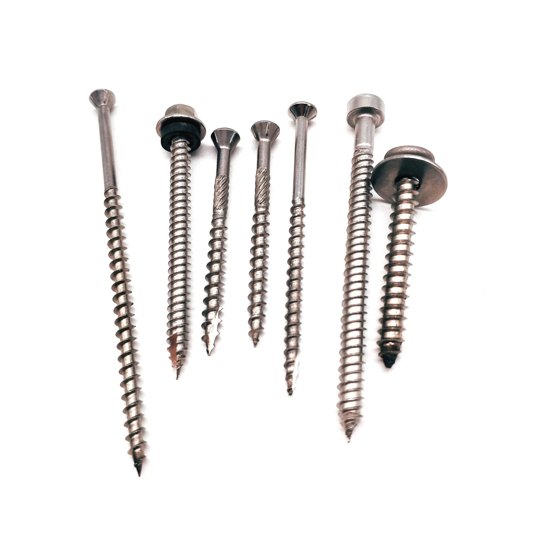 High quality/High cost performance  Stainless Steel DIN571 Hex Head Self Tapping Wood Screw