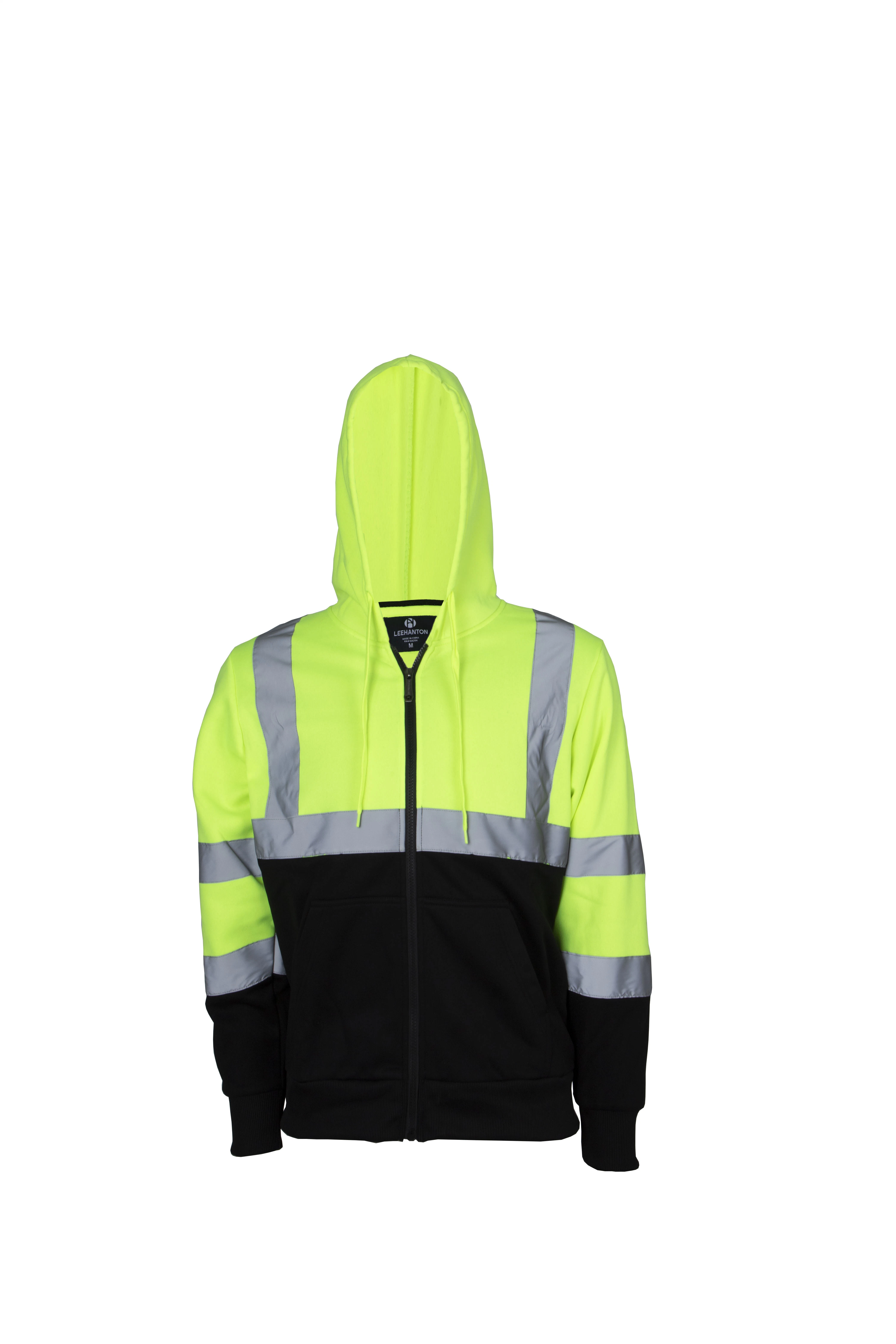 Hombres′ S ropa de trabajo camisa Reflective Safety Uniforms mangas completas Hombre Sudaderas con capucha