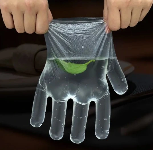 Nuevo Hogar Cocina productos biodegradables guantes desechables de plástico que hace la máquina