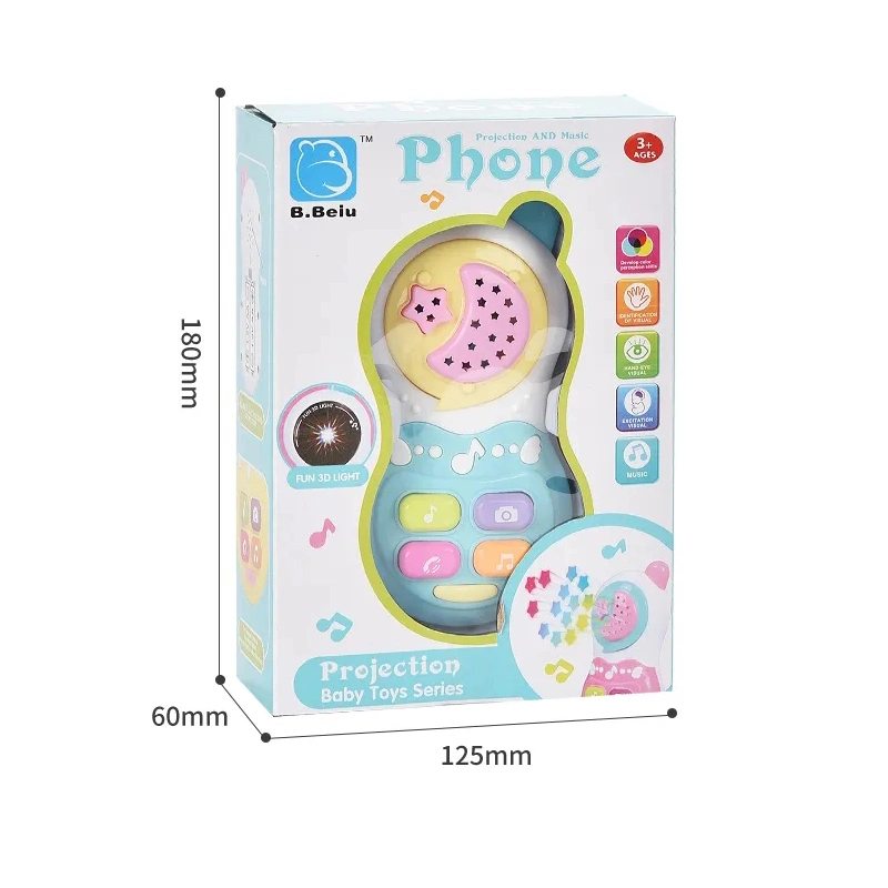 Music Toy Creatived Light Four Sound Cute Shape Ring Mobile Phone