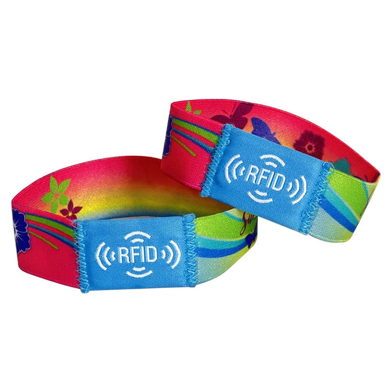 Pulsera RFID de moda inteligente barata, pulsera elástica RFID muestra gratuita