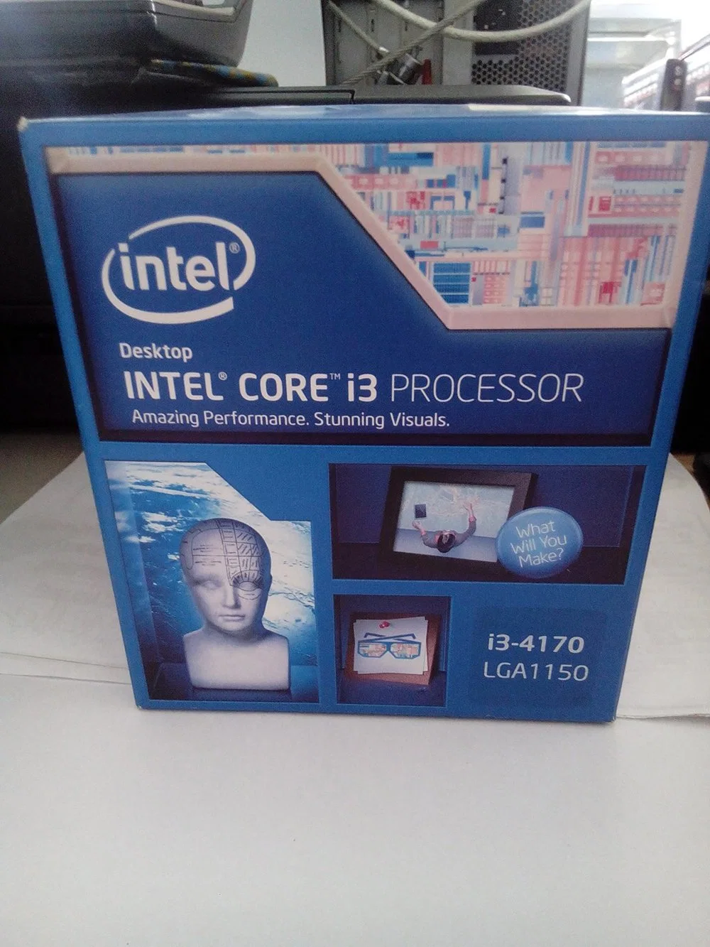 Los procesadores Intel Core i3 4170 procesador de escritorio 2 núcleos 3.7 GHz LGA1150 CPU del equipo
