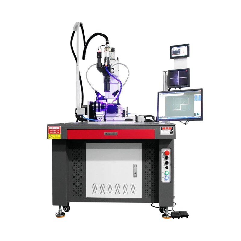 Machine de soudage laser automatique à membranes métalliques à fibre optique, soudeuse laser à point de soudure de bride, équipement de soudage laser par capteur.