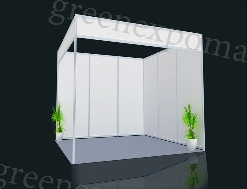 2X2m 3X3m 3X6m Aluminum R8 System Exhibition Booth Fair Stand Exhibition Stall PVC Board Aluminum Beam