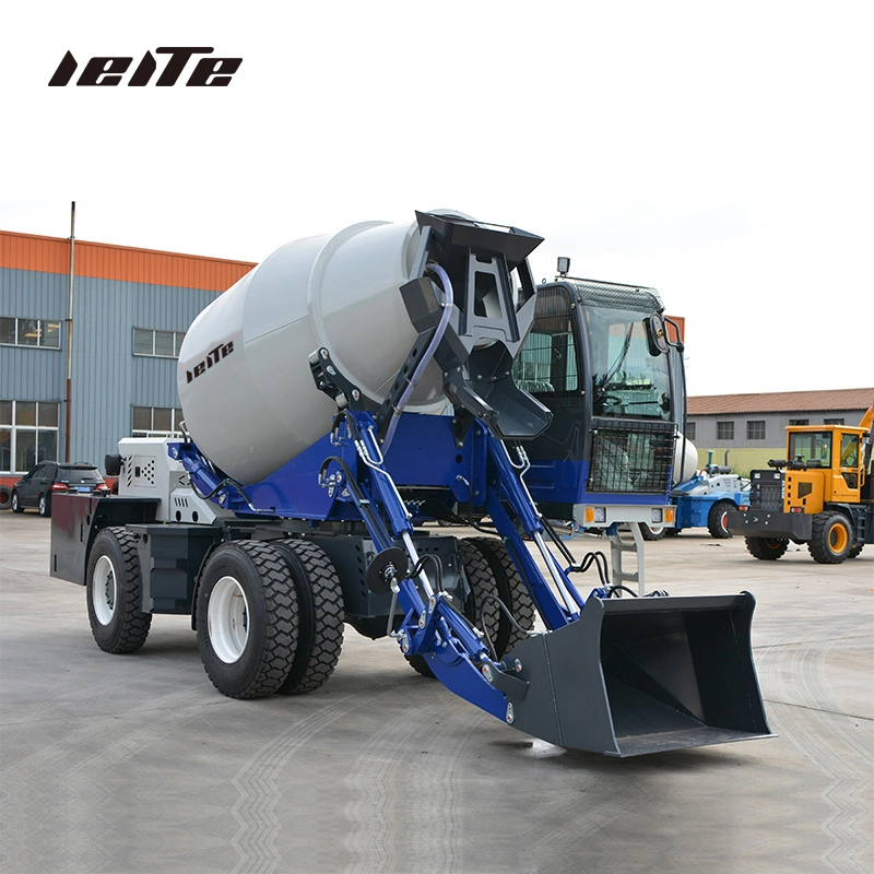 Cheap Mobile Self Loading Concrete Transit Mixer for Road Bridge Tunnel Highway and Hydro Construction Mini Concrete Mixer Ex-Factory Price Free Shipping